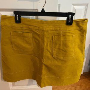 Boden Dorchester Skirt in Mustard